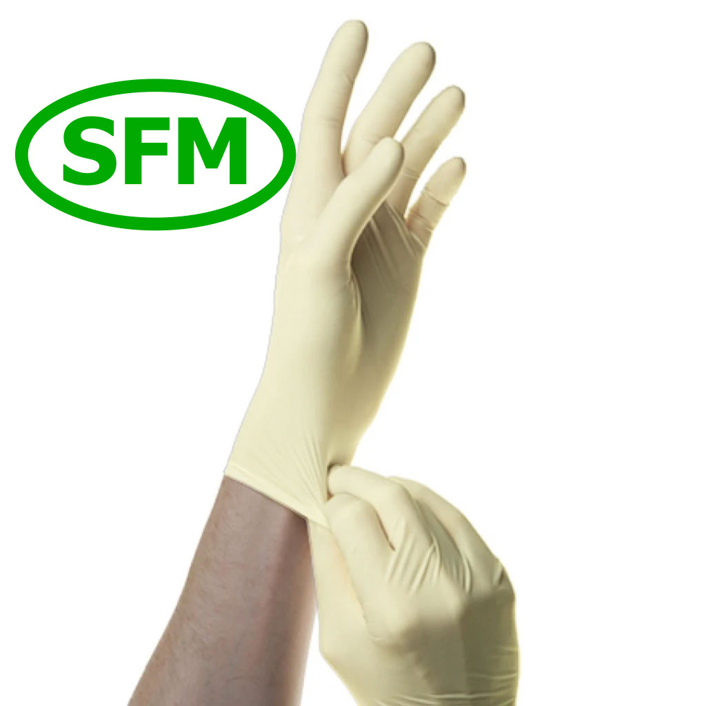 Перчатки латексные SFM неопудренные 5 пар нестерильные