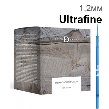 Микроаппликаторы Benovy Dental Formula Ultrafine голубые (100 шт в тубе)