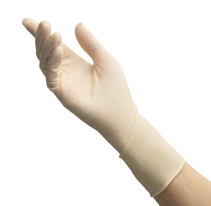 Перчатки латексные BENOVY Sterile Latex медицинские хирургические стерильные анатомические опудренные