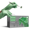 Перчатки нитриловые BENOVY Dental Formula Nitrile MultiColor зеленый