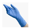 Перчатки нитриловые BENOVY Nitrile Chlorinated LC с удлиненной манжетой  неопудренные, текстурированные, голубые