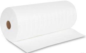 Полотенце 35*70 рулон White line белый №100